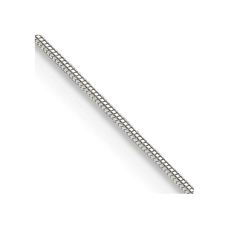 women's necklace unique styles -Sterling Silver 0.7mm Snake Chain Necklace