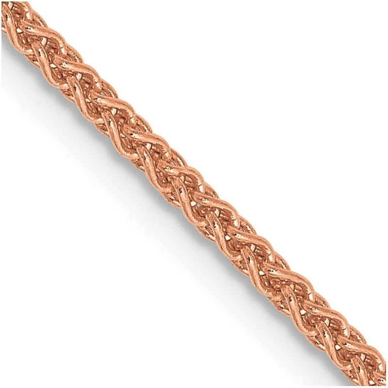 women's necklace best seller -14K Rose Gold 1.7mm Solid Polished Spiga with Lobster Clasp Chain Necklace