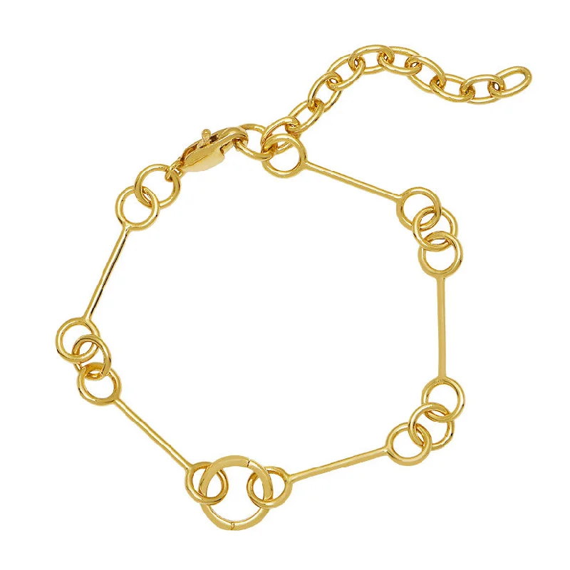 women's bracelets modern minimalist -Goldbug Petite Wishbone Bracelet