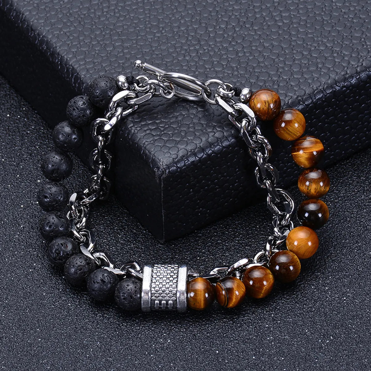 women's bracelets gold -Fashion Geometric Natural Stone Handmade Bracelets 1 Piece