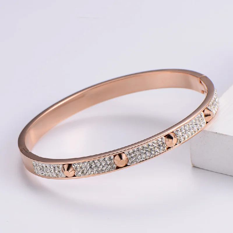 [Rose Gold] Nail Bracelet