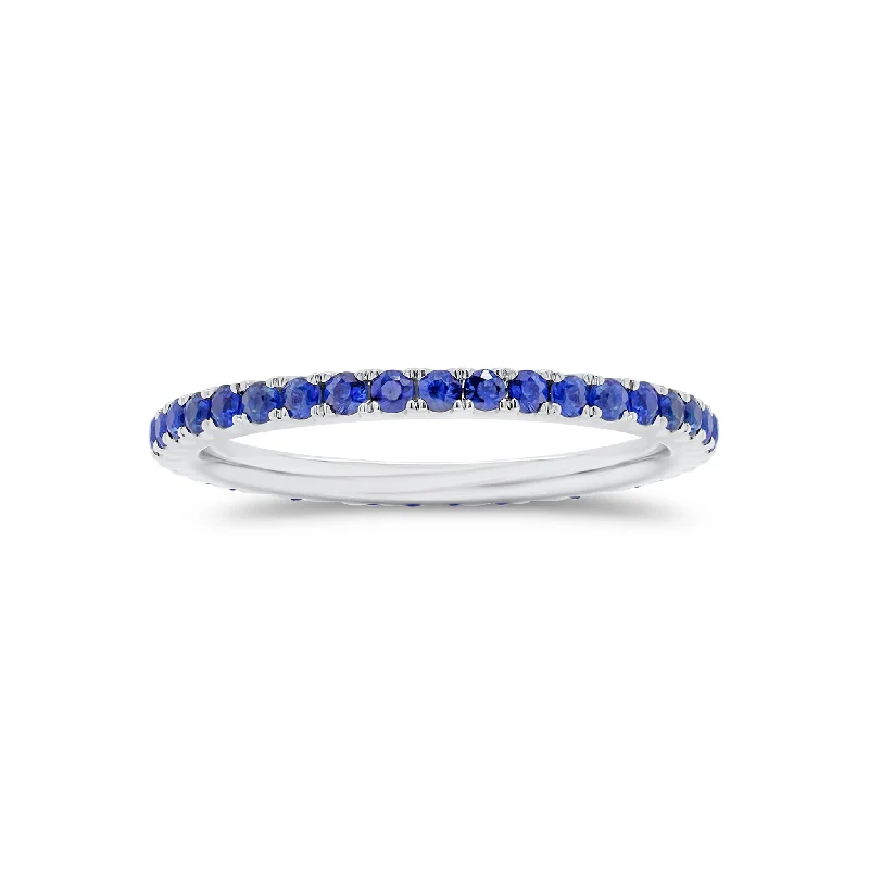 women's ring unique design -Sapphire Eternity Ring