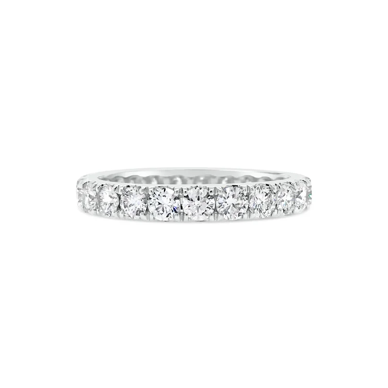 women's ring classic design -Four Prong-Set Diamond Eternity Band