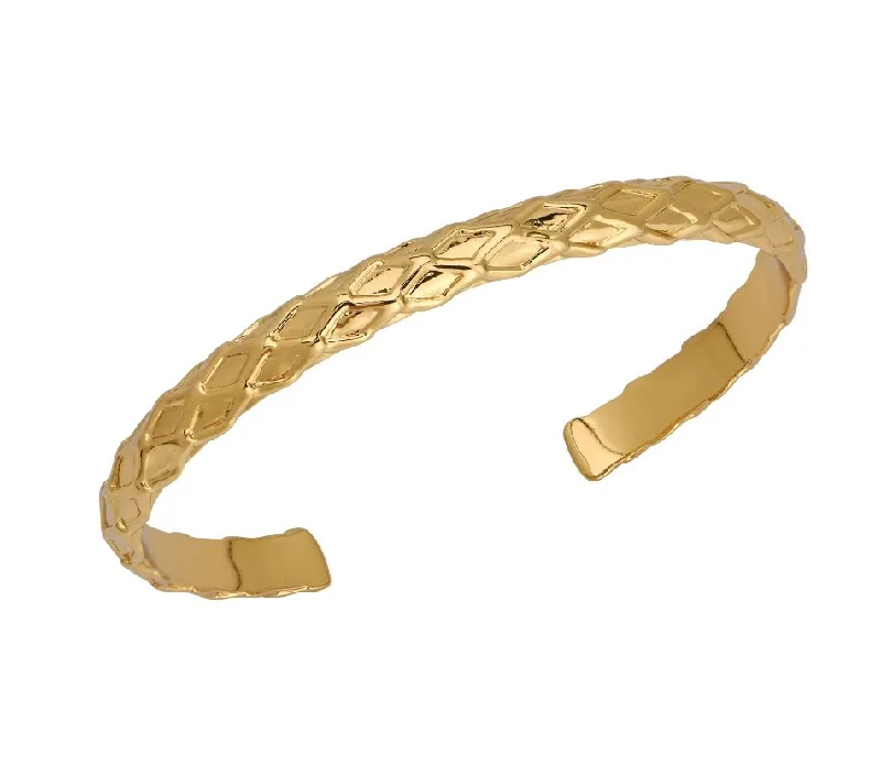 women's bracelets for daughter -Goldbug Palmetto Cuff