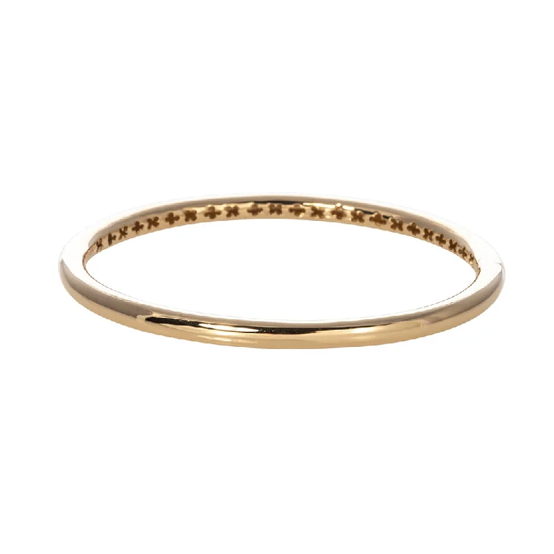 women's bracelets thin band -14K Yellow Gold Polished 4.3mm Bangle