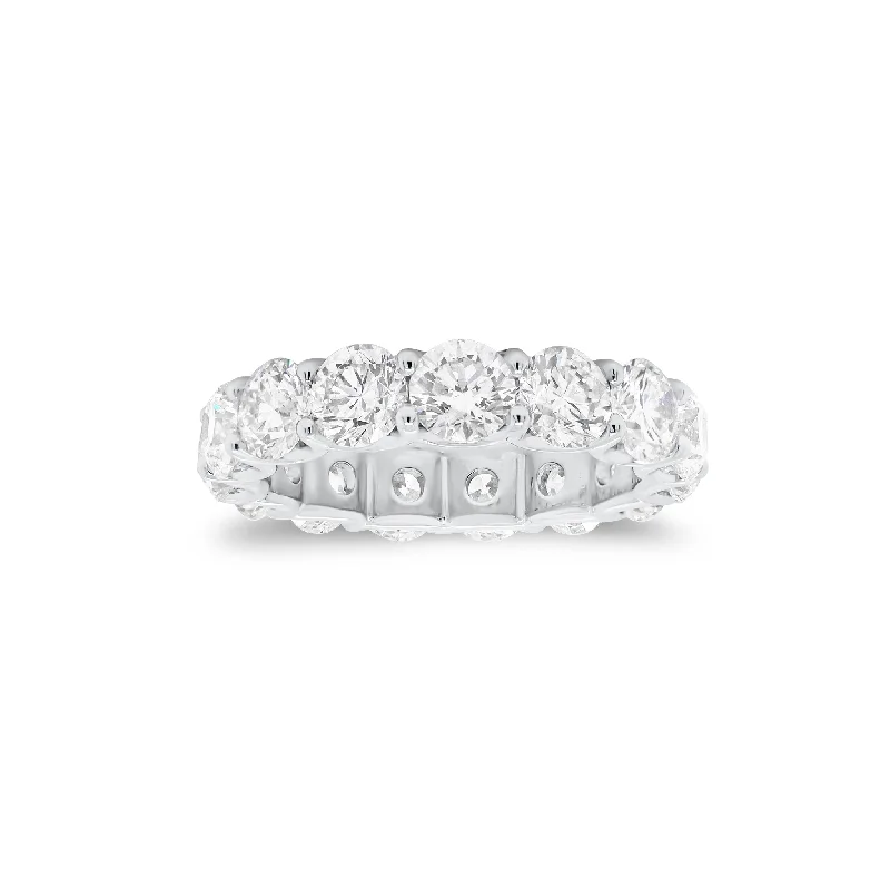 women's ring celestial theme -3.76 ct Diamond Eternity Ring