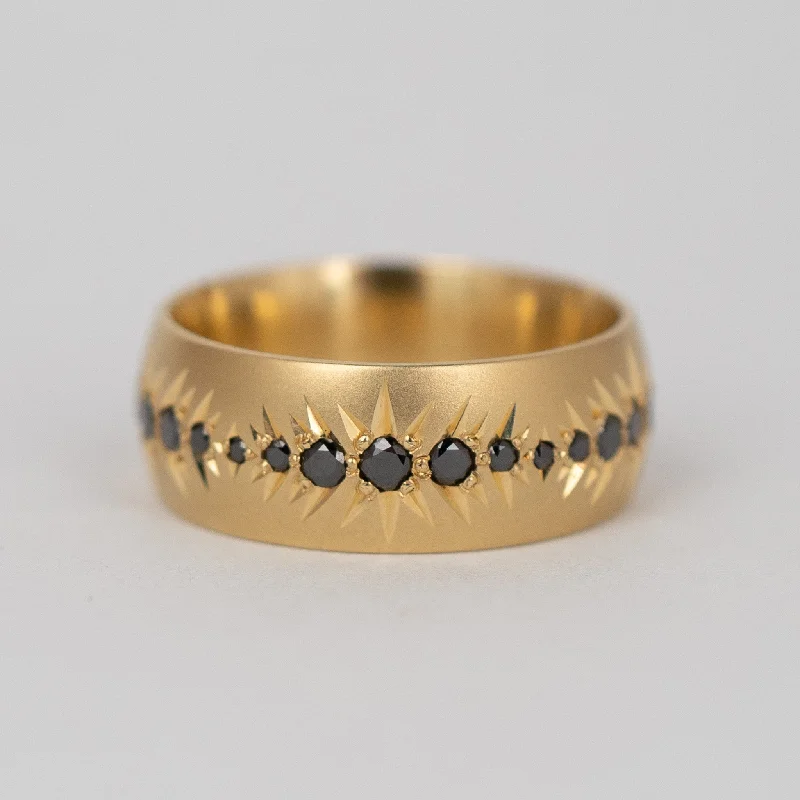 women's ring silver and gold mix -Supernova 07