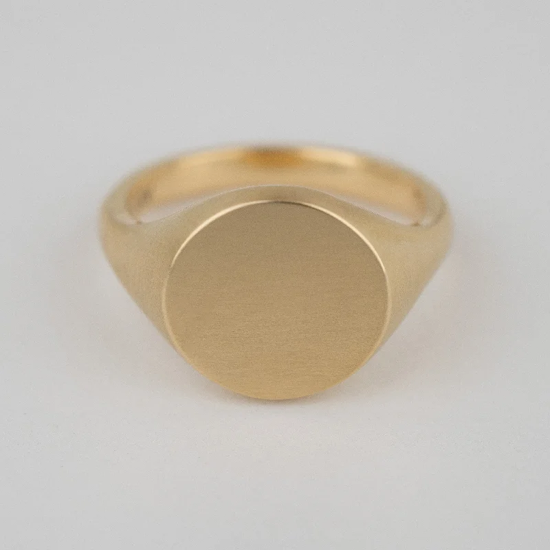 women's ring for daughter -Circle Signet