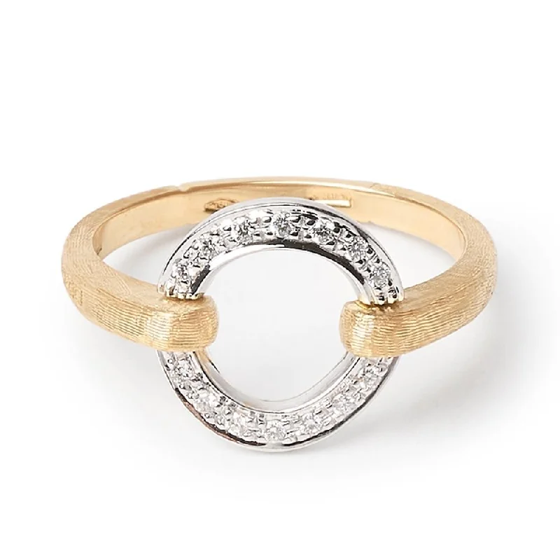 women's engagement rings with diamond accents -MARCO BICEGO Jaipur Link Diamond Ring