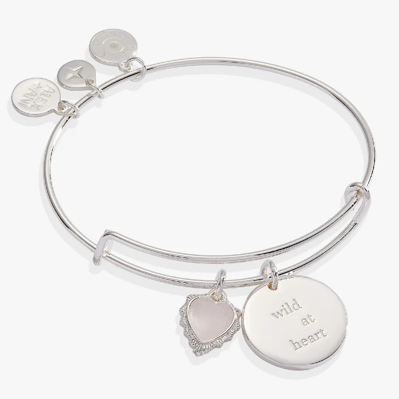 women's bracelets high-end fashion -“Wild at Heart” Duo Charm Bangle