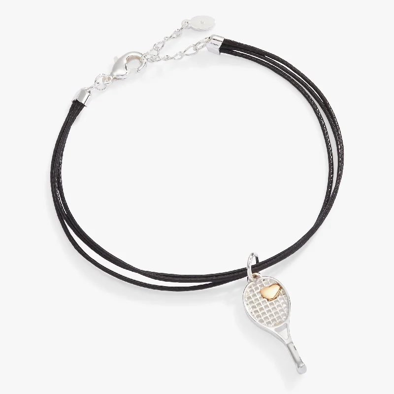 women's bracelets oval shape -Tennis Cord Bracelet