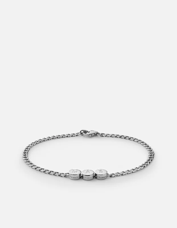 women's bracelets luxury brand -Type Chain Bracelet, Sterling Silver