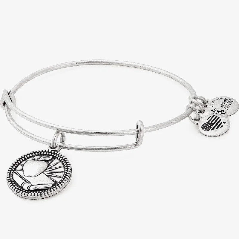 women's bracelets chic and stylish -Teacher Charm Bangle