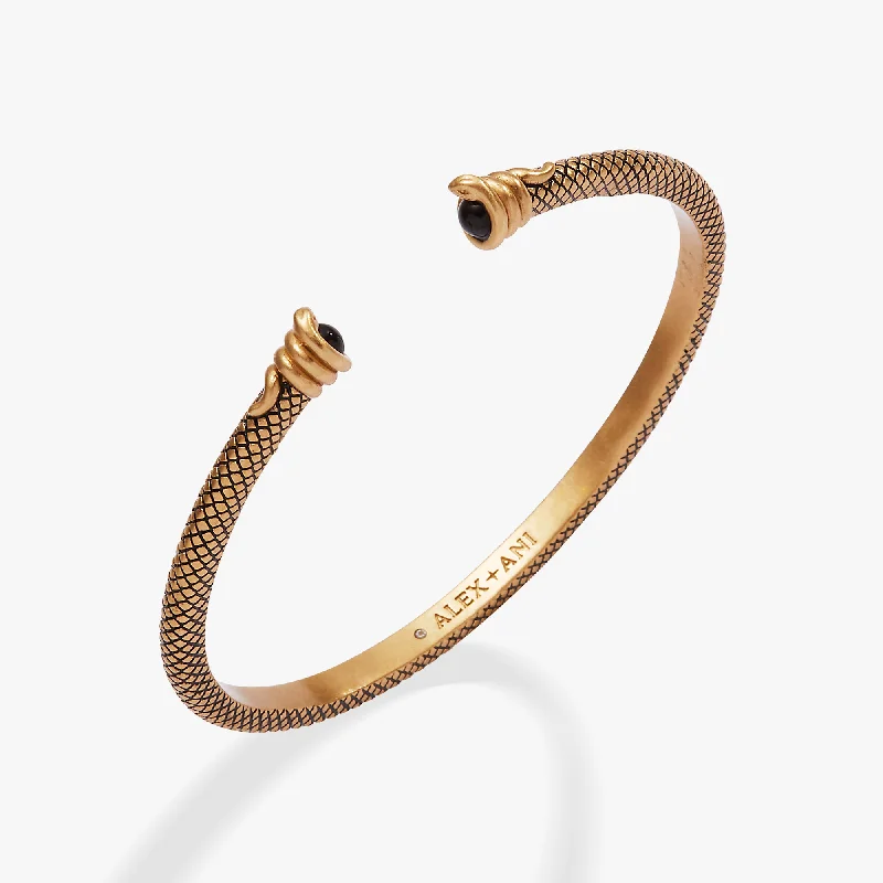 women's bracelets rose gold -Untamed Snake Cuff Bracelet