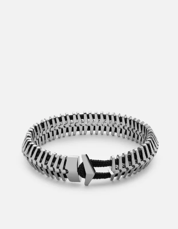 women's bracelets for casual wear -Klink Bracelet, Polished Sterling Silver