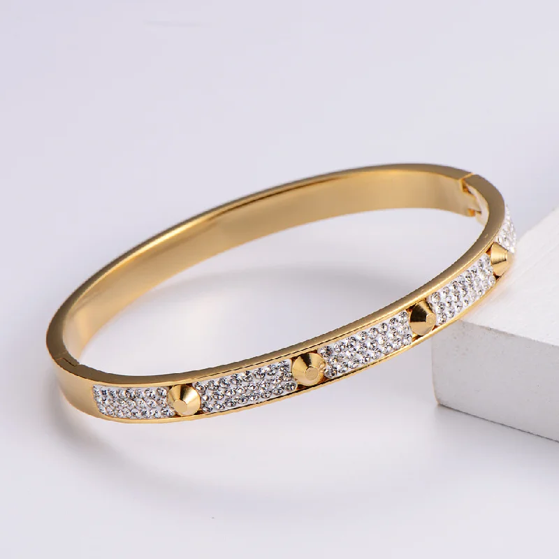 [Gold] Nail Bracelet