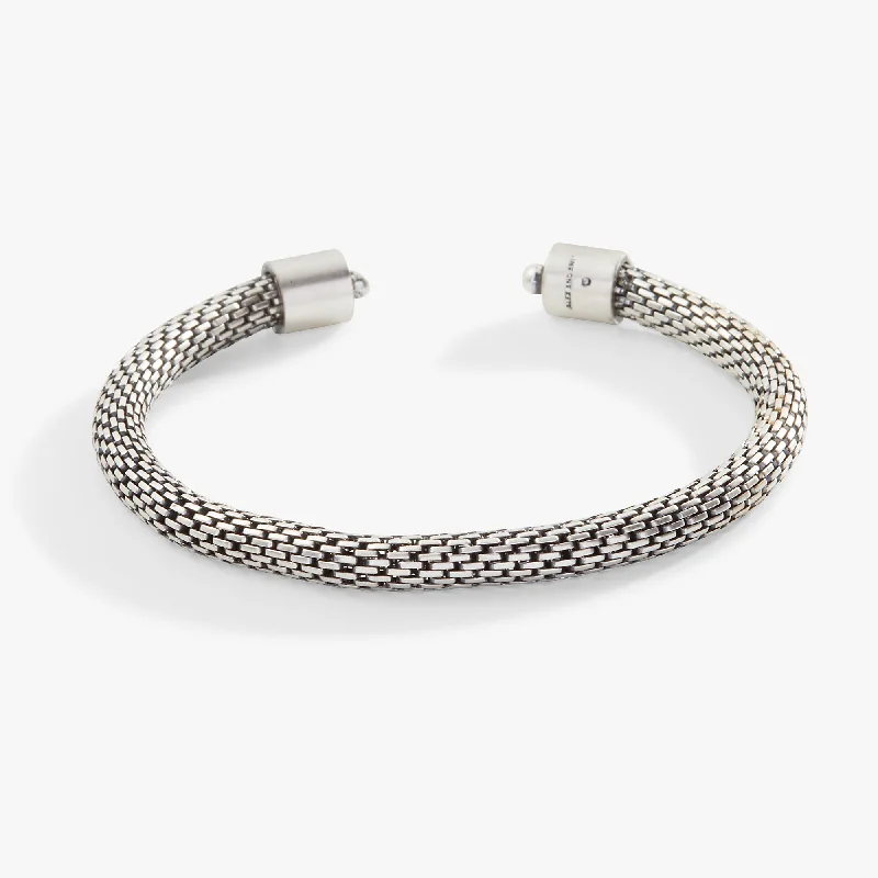 women's bracelets dainty look -Woven Chain Cuff