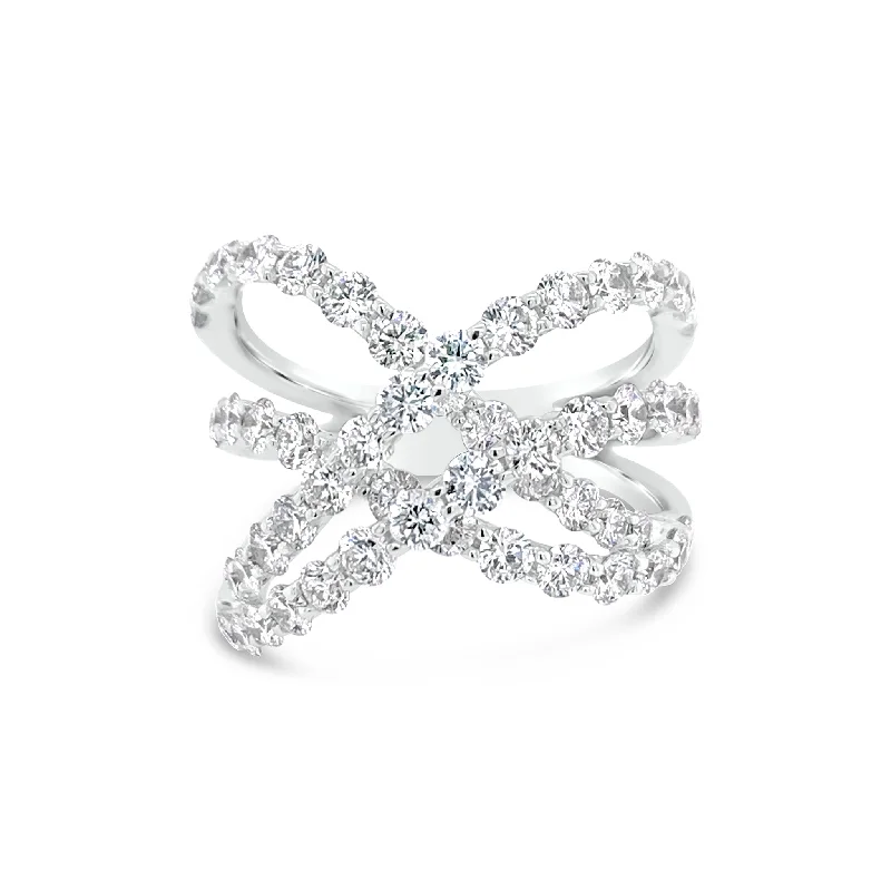 women's ring diamond -Diamond Scribble Ring