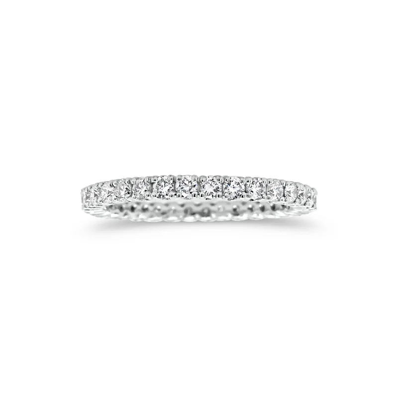 women's ring stacking set -Simple Diamond Eternity Band Ring