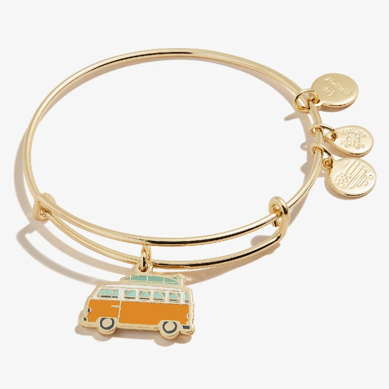 women's bracelets pearl -Surfer's Classic Van Charm Bangle