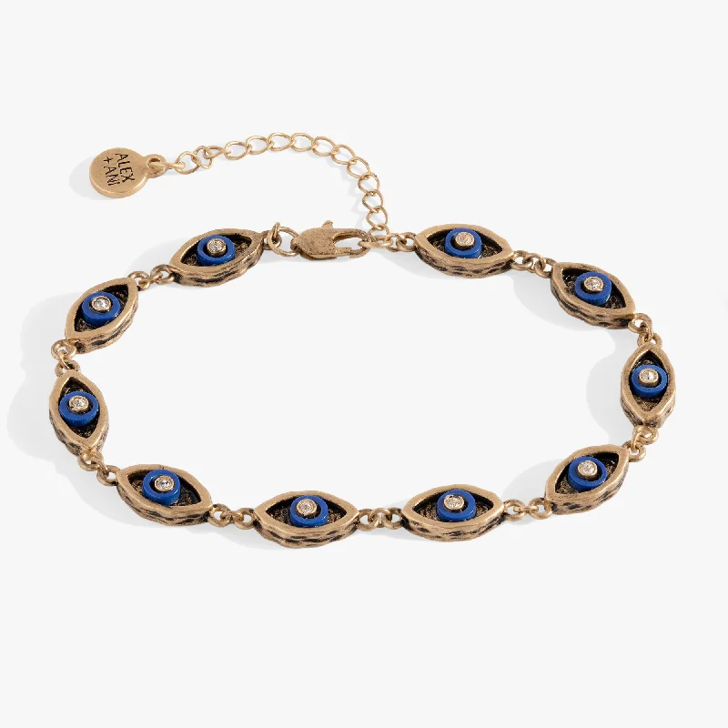 women's bracelets gothic style -Untamed Evil Eye Chain Bracelet