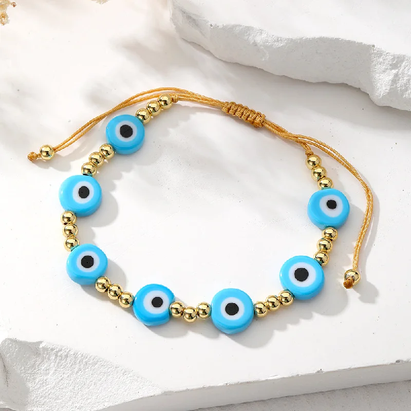 Sky Blue Bead Bracelet