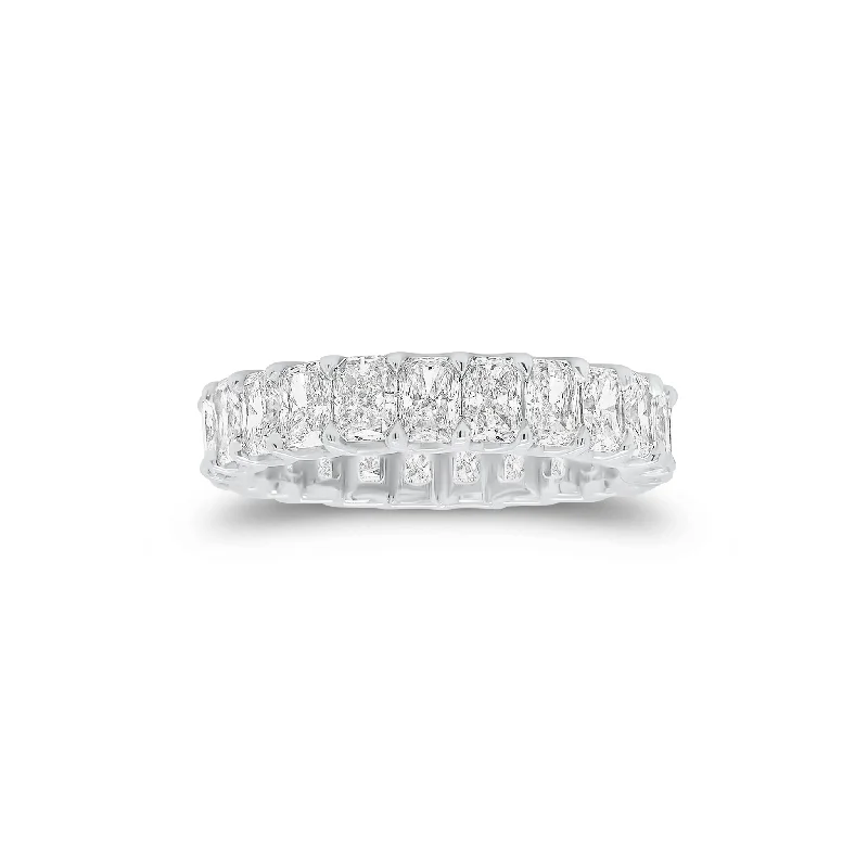 women's ring with initials -3.55 ct Radiant-Cut Diamond Eternity Band