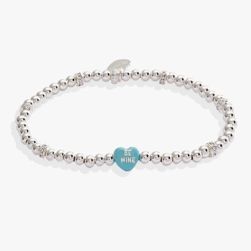 women's bracelets simple elegance -Sweethearts® “Be Mine” Stretch Bracelet